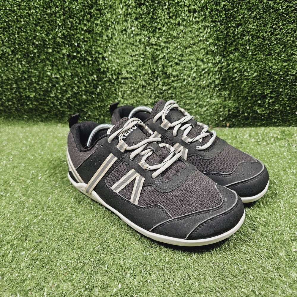 Xero Prio Black White Minimalist Athletic Running Shoes Womens Size 7